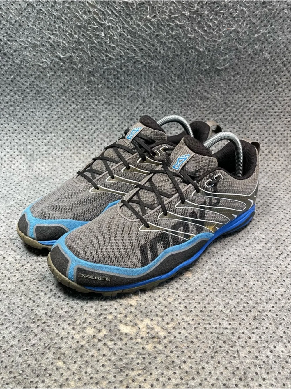 INOV8 Trailroc 255 Grey Blue Hiking Shoes Size 10 Women’s